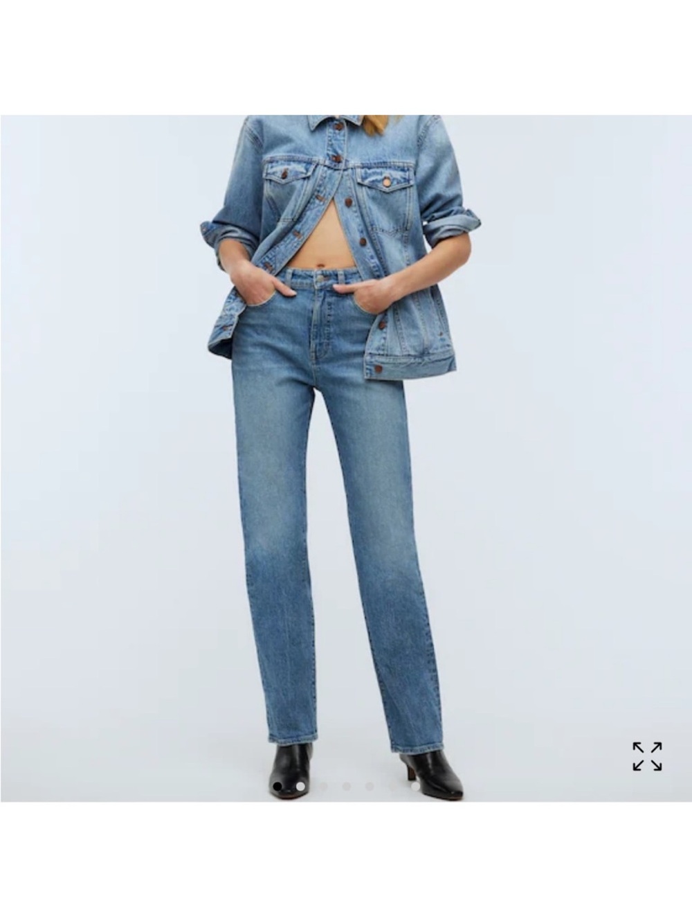 Madewell 90’s Straight jeans true denim size 24 Petite